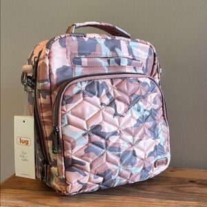 Lug Ranger 2 Camo Crossbody in Rose and Gray